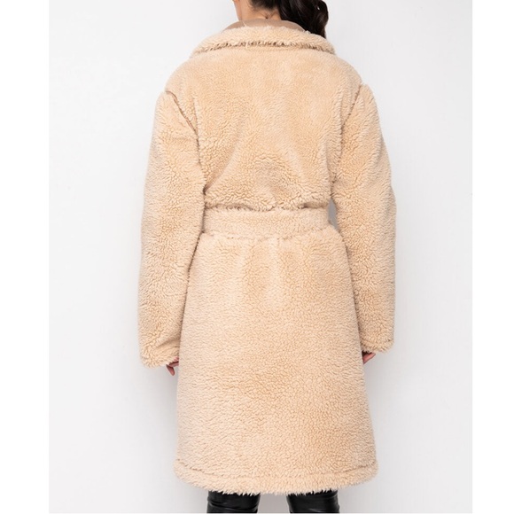 AKIRA REVE BORG TRENCH COAT - Picture 5 of 16